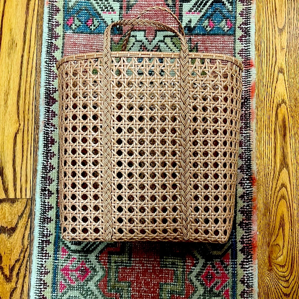 Bembien plastic rattan tote